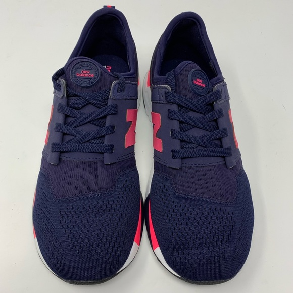 🆕 New Balance 247 Classic Sneakers - Navy/Pink - Picture 3 of 8